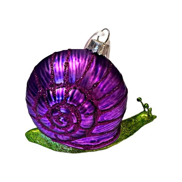 Other - Snail Ornament Purple & Green